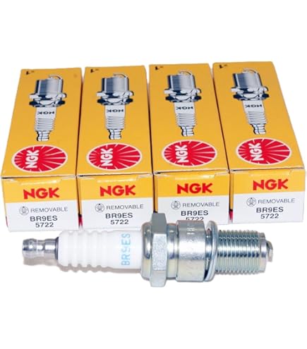 2 Bougies Remplacement Scooter Mobylette Moto Bougie D'allumage Remplacer Pour NGK (3194) BR9ES, 2 Bougie Bosch 7992