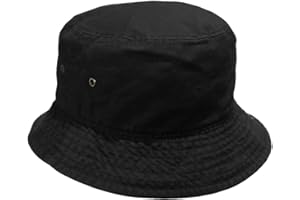 Newhattan Short Brim Visor Cotton Bucket Sun Hat