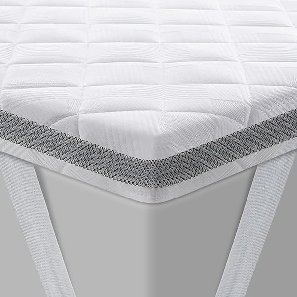BedStory Topper 120x200 cm H4/H5, 7,5 cm Höhe Harter Schaumkern, atmungsaktiver 3D-Netz Bezug, bequemer Matratzentopper für Boxspringbett und unbequeme Betten Schlafsofa