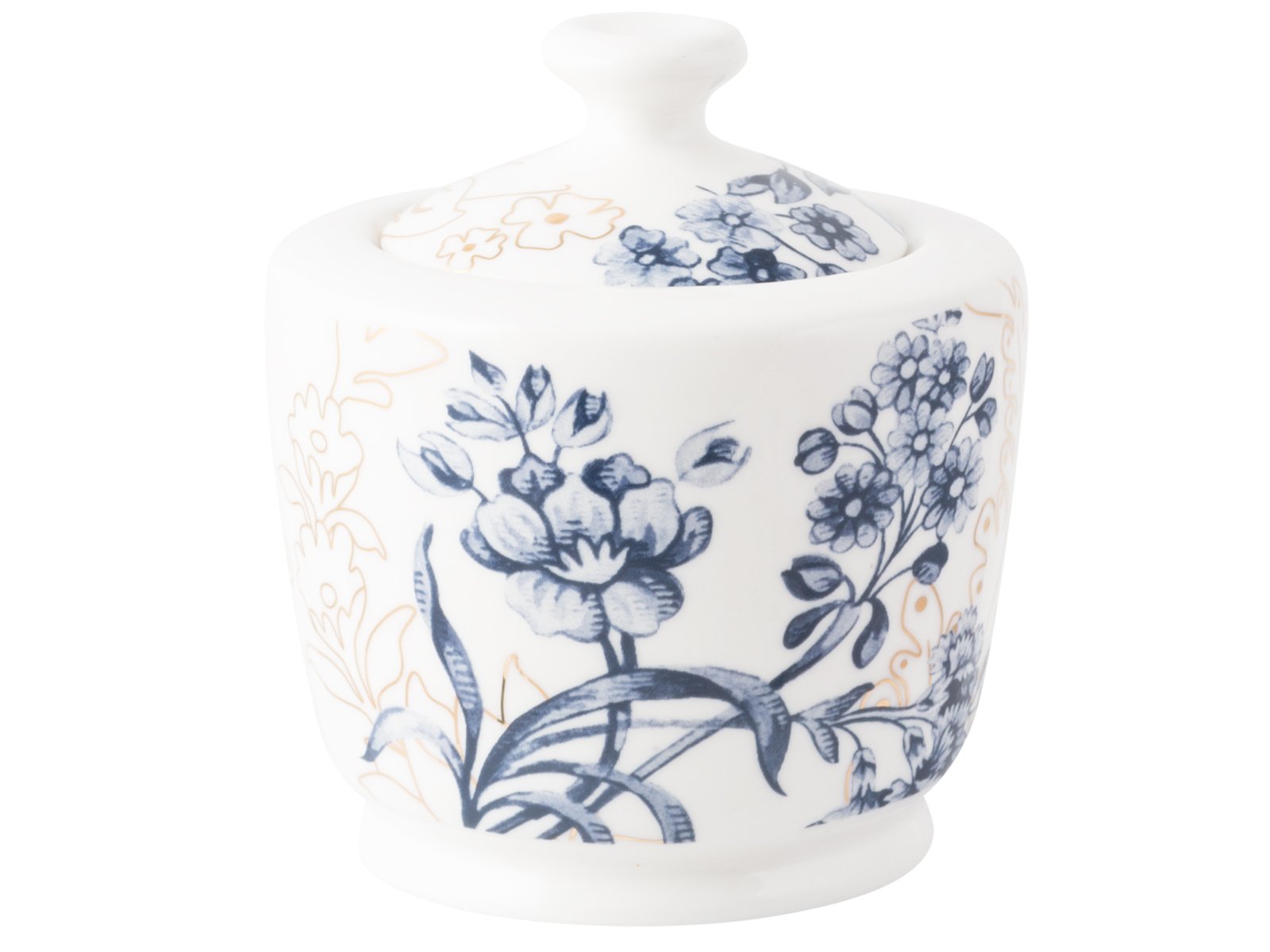 V&A “Palmer’s Silk” Fine China Sugar Bowl by Creative Tops, 7 x 9.3 cm (3" x 3½")
