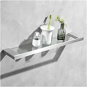 estante Toallero Soporte de almacenamiento en esquina Baño de vidrio