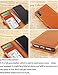 iPulse Journal for iPhone Xs Italian Full Grain Leather Case Handmade Flip Wallet Case for iPhone Xs/iPhone X/iPhone 10 with Magnetic Closure - Cognac