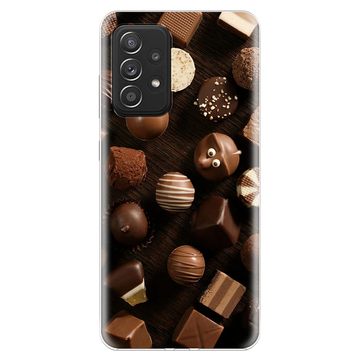 Nainz Designer Printed Soft Silicone Back Case Cover for Samsung Galaxy A52 Back Cover for