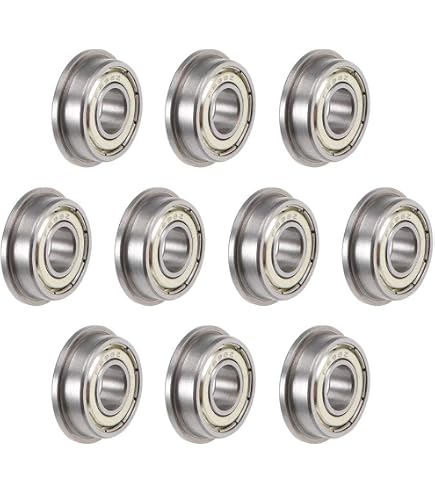 Amazon.com: F683ZZ Flange Bearing 3x7x3 Mm Flanged F683 Z ZZ Ball