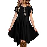 blibean Tween Girls Summer High Low Boho Dresses Size 4-15 Years