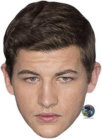 Tye Sheridan máscara de celebridad, cartulina cara y Fancy Dress