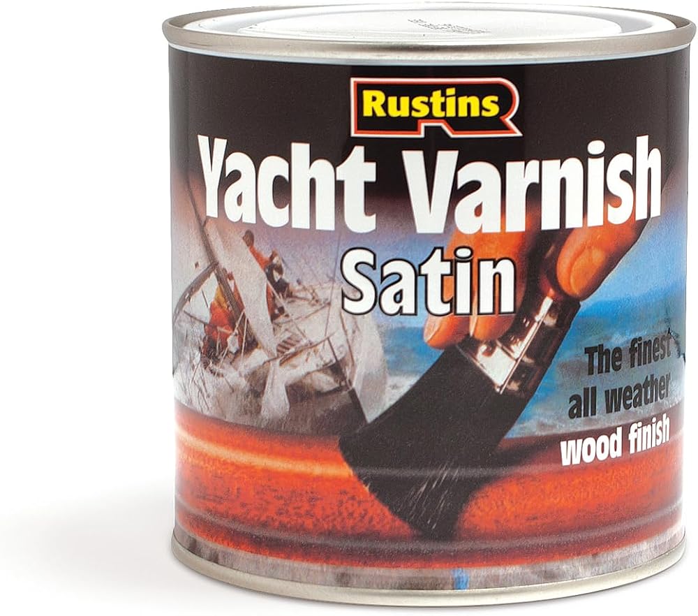 Rustins Yacht Varnish Satin 250ml with Tung Oil Formula