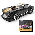 Aetheria KM3299 Remote Control Car RC Drift Car, 4WD RC Cars Vehicle with ESP Gyro, LED Headlights Drift Wheel, 1:32 High Speed Racing RC Vehicle Gifts for Adults Christmas - Black