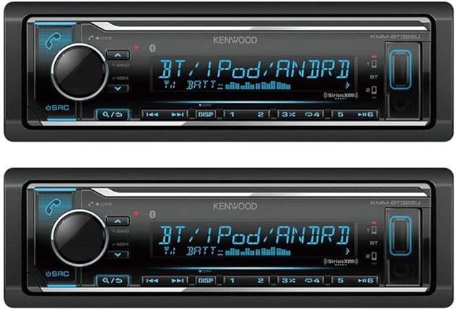 Amazon Kenwood カーステレオオーディオデジタルメディアレシーバー Bluetooth付き Kmm Bt322 2個パック プレーヤー レシーバー 車 バイク