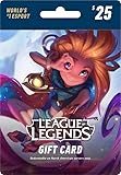 League of Legends $25 Gift Card – 3500 Riot Points - NA Server Only [Online Game Code]