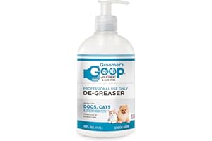 Groomer's Goop Pre-Bath Treatment De-Greaser for Dogs & Cats - 16 oz Bottle