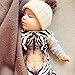 Lovely Newborn Kids Baby Boy Girl Infant Tiger Print Jumpsuit Rompers (Size:24M, Gray)