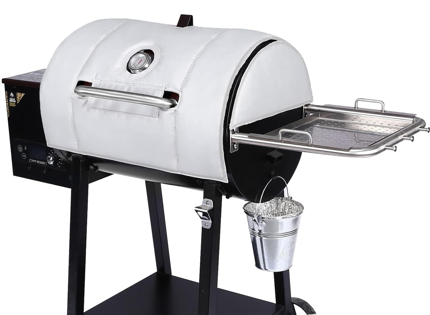 Grill Blanket for Pit Boss PB440FB1 Pellet Grill, PB440D2 440D 440 Deluxe Ranch Hand 440TGR1, Insulation Blanket for Pit Boss 440 Series Grills, Smoker Cover Save a Lot of Pellet for Winter Cooking Image