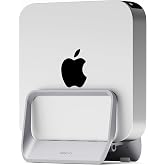 AFOOYO Mac Mini Stand, ABS Vertical Holder - Universal Fit for Mac Mini 2010-2024 M1 M2 M4 Pro, Compatible with Laptop &amp; Mini PC (Gray)
