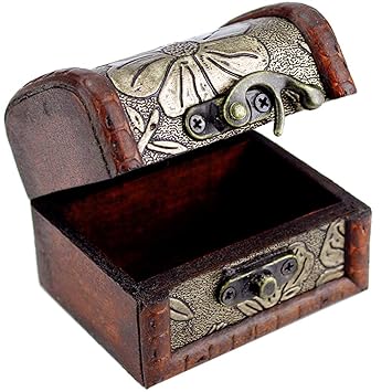 Sealive Wooden Jewelry Box For Girls Women Small Jewelry Holder
