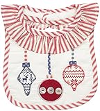 Mud Pie Baby Bib Girl, Ornament, One Size