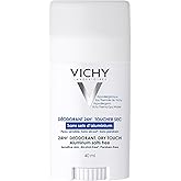 Vichy Aluminum Free Deodorant for Women & Men, 24 Hour Odor Control with Vichy Volcanic Water. Hypoallergenic, Alcohol & Para