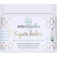 Era Organics Healing Ointment for Babies - USDA Certified Organic Natural Gentle Moisturizer for Sensitive Skin Prone To Baby Eczema, Cradle Cap (Infant Seborrheic Dermatitis), Rashes & Hives (4 oz.)