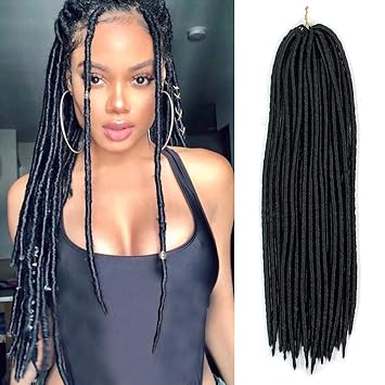 Amazon Com 6packs 18 Faux Locs Crochet Hair Braids Goddess Locs
