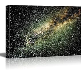 Canvas Prints Wall Art - Milky Way/Galaxy Concept of Universe/Cosmic View | Modern Wall Decor/Home Decoration Stretched Gallery Canvas Wrap Giclee Print & Ready to Hang - 12" x 18"