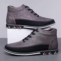 mitvr Men's Casual Dress Boots Motorcycle Boots