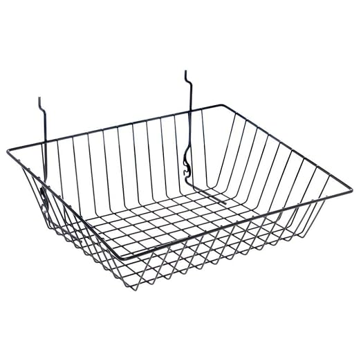 Pegboard Basket Black Wire 15 x 12 x 5 Industrial & Scientific