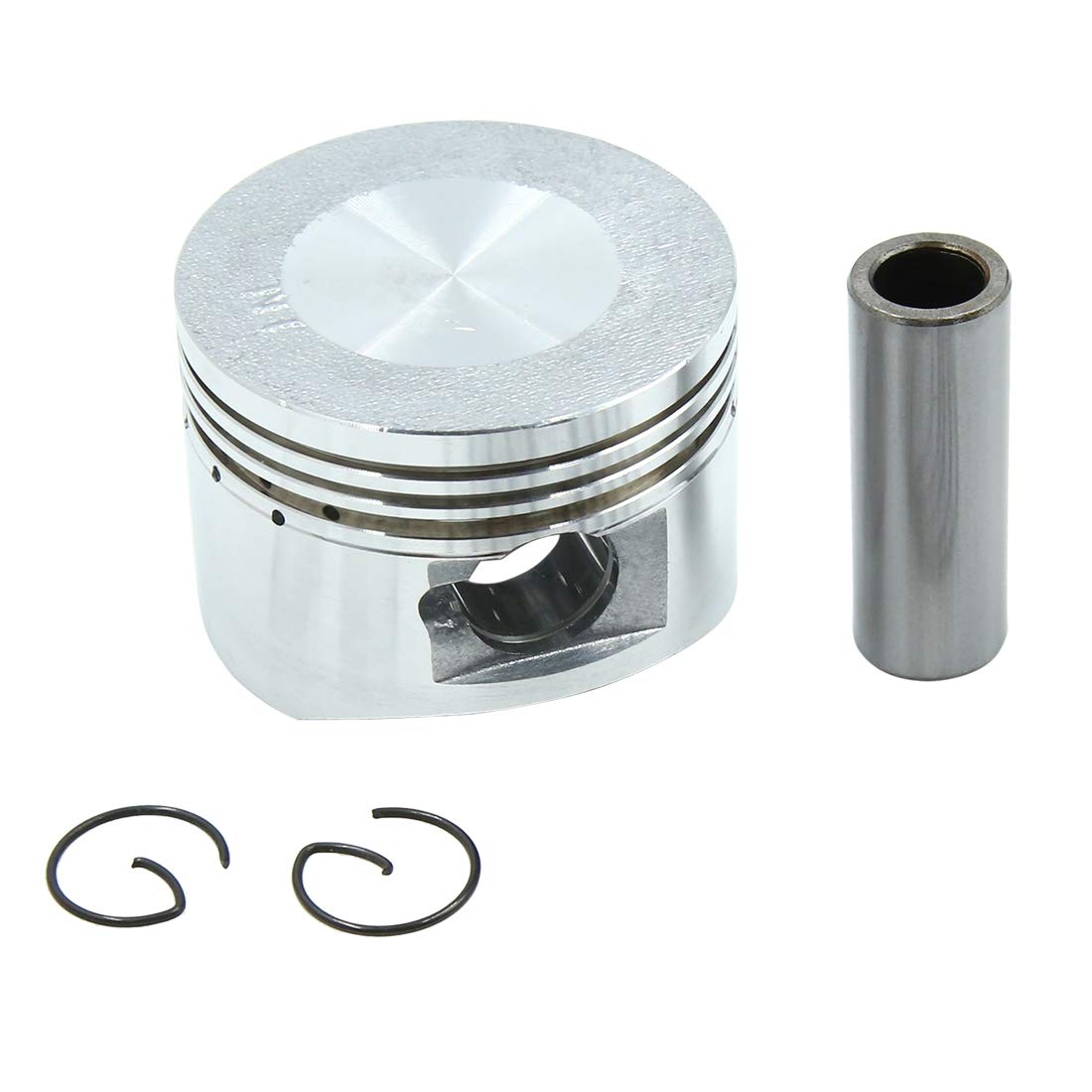 sourcingmap Silver Tone 52mm Engine Part Motorcycle Piston Kit