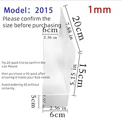 8Gnituhs 50 Pcs 20 * 15 CM 1MM Warehouse Shelf