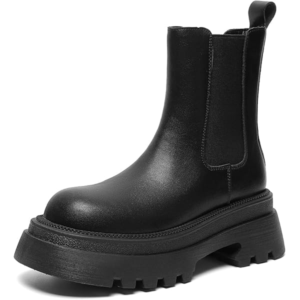 Amazon.com | DREAM PAIRS Women's Platform Chelsea Boots Lug