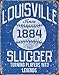 Louisville Slugger - Blue Tin Sign 13 x 16in