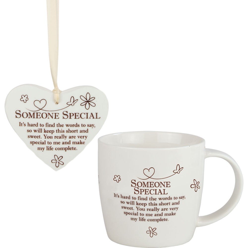 Arora Said with Sentiment 7011 Mug Gift Set Someone Special, Ceramic