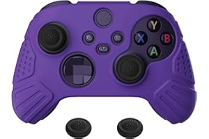 eXtremeRate PlayVital Guardian Edition Purple Ergonomic Soft Anti-Slip Controller Silicone Case Cover for Xbox Series X/S, Ru