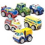 Kid Galaxy PBS Kids Fire & Dump Trucks, Police & Race Car, Multicolor