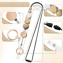 Retractable Lanyards for ID Badges and Keys, Cute