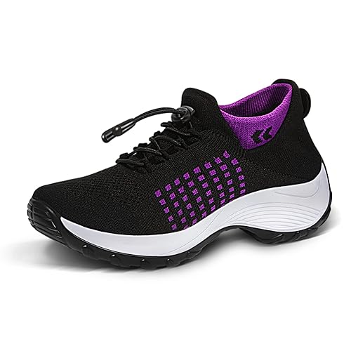 STUNAHOME Orthopedic Sneakers Breathable Women Walking Shoes Slip