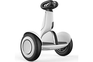 Segway Ninebot S Plus Smart Self Balancing Transporter - Pro Hoverboard for Adults & Kids Gift - Intelligent Following Robot - UL 2272 Certified, White