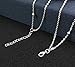 Wowanoo Vintage Double Layer Alloy Crystal Choker Necklace with Long Chain Pendant Silver2