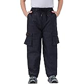 BGX Kids Snow Pants Boys Girls Winter Waterproof Baggy Pants Outdoor Windproof Snowboard Pants