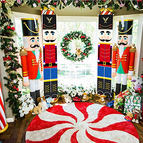 Jolik Nutcracker Banner For Chrismas Great Product Jolik Outdoor Nutcracker Christmas Decoration 6 2ft Solider Nutcracker Christmas Banner For Front Door Yard Porch Garden Indoor Kids Party Pricepulse