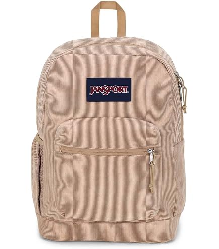 JanSport Right Pack Expressions Backpack – 15-inch Padded Laptop Compartment, Water Bottle Pocket, Utility Pocket with Flap, Aged Canvas Black/Oxford/Black : Electronics