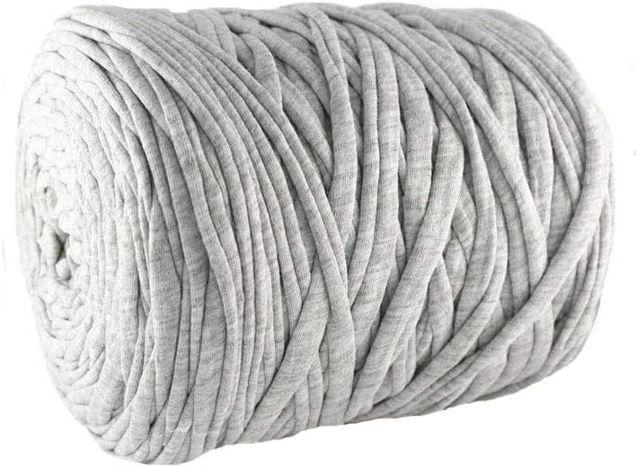 CLISIL Cotton T-Shirt Yarn,Cotton Yarn,Recyled Fabric Yarn,Home Textile Yarn,Crochet Yarn,Basket Yarn,Bag Yarn 200g