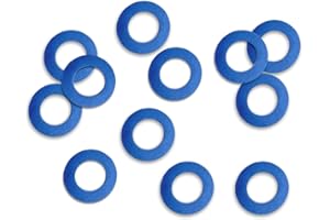 Miytsya 12 PCS Oil Drain Plug Gaskets 90430-12031 Replacement for Lexus Toyota Scion CT200h ES350 Prius Tundra Sienna Tacoma 4Runner RAV4 Scion tC xB xD Oil Drain Plug Washers Aluminum - M12 (Blue)