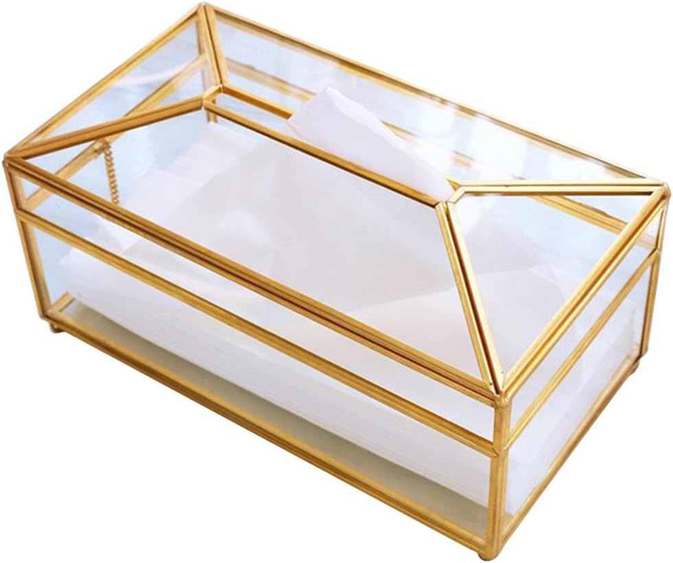 Amazon.de: Deendeng Kosmetiktuchbox im europäischen Stil, Metall