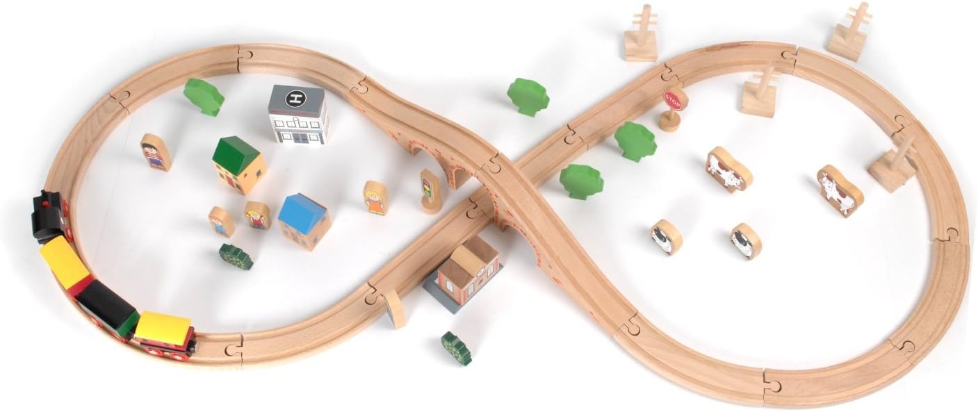 tidlo wooden train set
