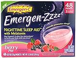 Emergen-C Emergen-zzzz Nighttime Sleep Aid Berry 48 Count