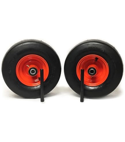 Amazon.com: MowerPartsGroup (2) Pneumatic Tire Assemblies 13x6.50