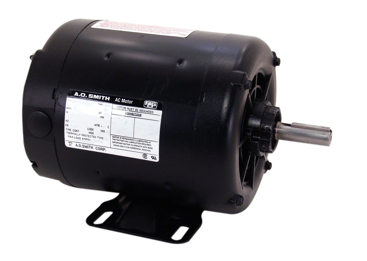 A.O. Smith H268 56 1/3 HP, 200-230/460 Volts, 1.8-1.6/0.8 Amps, 1200 RPM, TENV Enclosure, 56 Frame, 1.15 Service Factor Frame General Purpose Motor