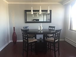 16+ Coaster Counter Height Dining Table Extension Leaf Dark Cappuccino Finish