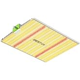 BESTVA BP1000 Dimmable Indoor Plants Grow Light, Fits 2x2/2x3/2x4 ft Tents | 80W, 25&ndash;30% Higher Yields, 0&ndash;100% Adjustable Brightness, Canopy Light Penetration, Wide Coverage, All Growth Stages