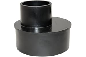 Kaufhof KWY131 4 Inch x 2-1/4 Inch OD 2 Inch ID Reducer For Wood Shop Dust Collection Replaces Jet JW1000
